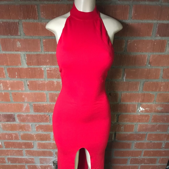 Sexy Lady In Red Maxi Dress🌈 - Picture 5 of 6